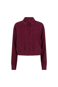 Lofty Manner Blouse Astrid burgundy red