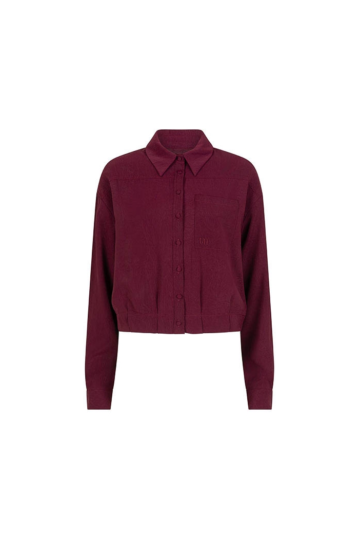 Lofty Manner Blouse Astrid burgundy red
