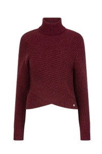Lofty Manner Sweater Katja burgundy red