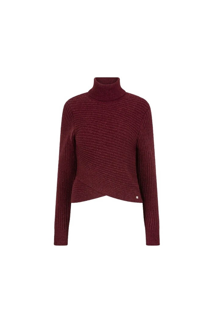 Lofty Manner Sweater Katja burgundy red