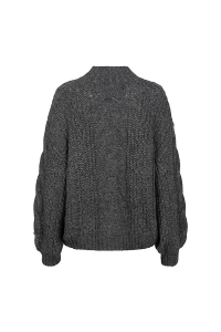 Lofty Manner Sweater Dagmar grijs