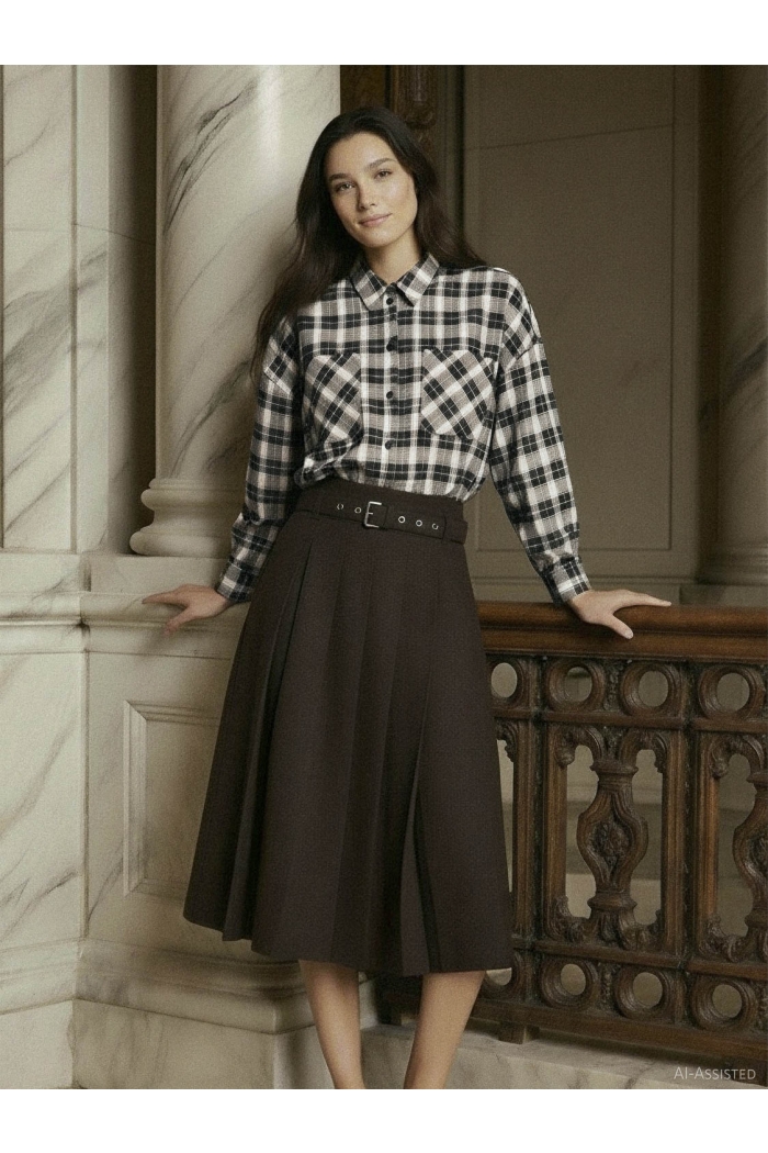 Bestseller Netherlands HDNadia ls boxy shirt navy blazer