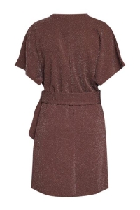 Sisters Point Gelia Dress chocolate/silver