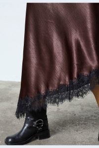 Sisters Point Gewo Lace Skirt brown/black