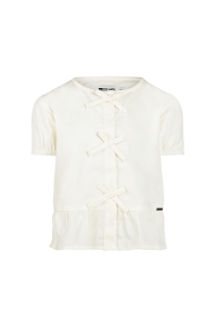 No Way Monday Ki blouse strikjes off white