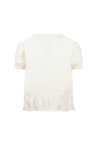 No Way Monday Ki blouse strikjes off white