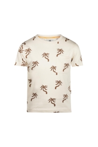 Koko Noko Ki T-shirt palmboom off white