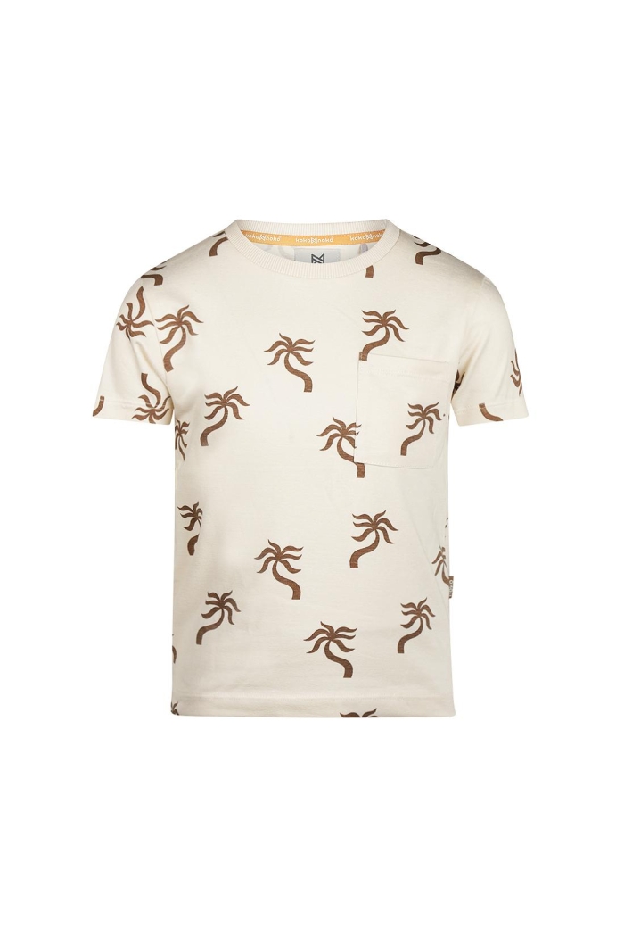 Koko Noko Ki T-shirt palmboom off white