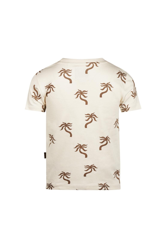 Koko Noko Ki T-shirt palmboom off white