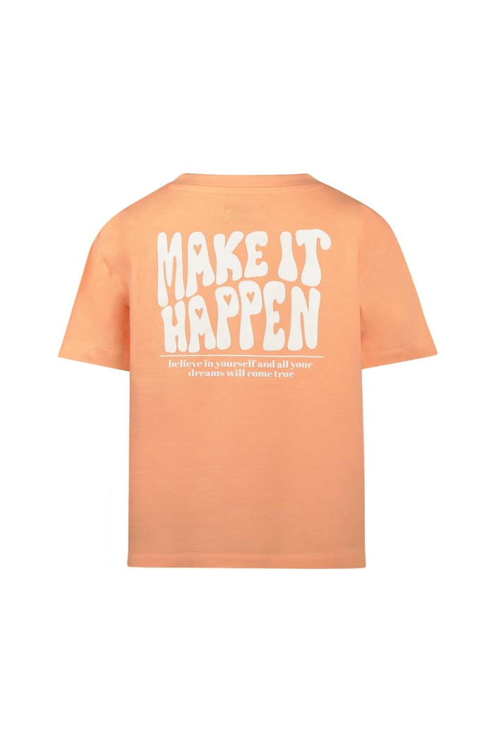 No Way Monday Ki T-shirt Make faded orange