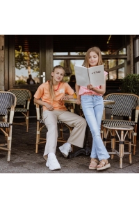 No Way Monday Ki T-shirt Make faded orange