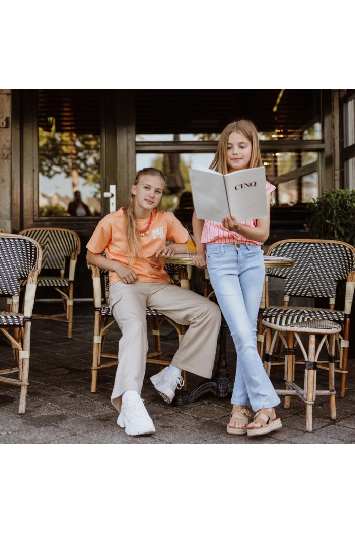 No Way Monday Ki T-shirt Make faded orange