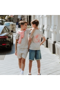 No Way Monday Ki T-shirt Spirit light grey