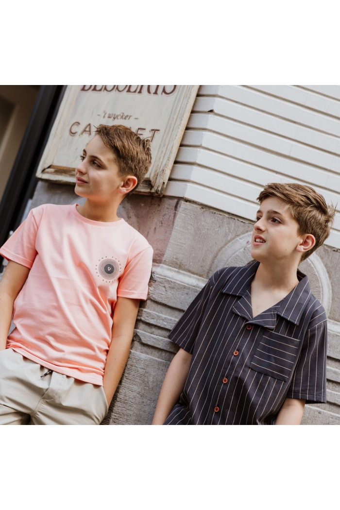 No Way Monday Ki T-shirt Future neon coral