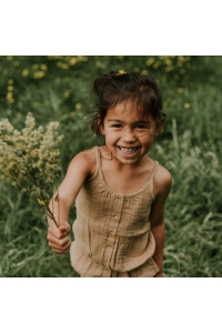 Koko Noko Ki Top knoopjes brown