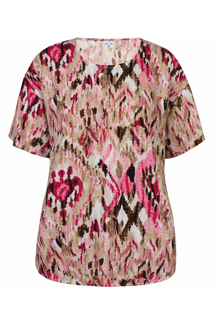 Ze-Ze Relly Blouse pink orchid