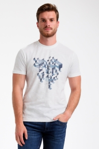 Gabbiano T-shirt jersey backprint ecru