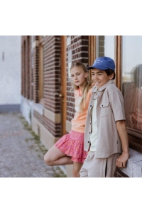 No Way Monday Ki Shirt ss dark sand