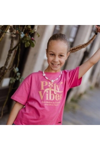 No Way Monday Ki T-shirt loose fit fuchsia