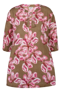 Ze-Ze Blouse s/s Doma pink orchid