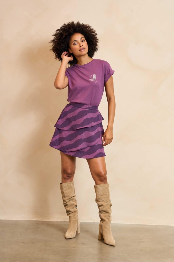 Lofty Manner T-shirt Zeva purple