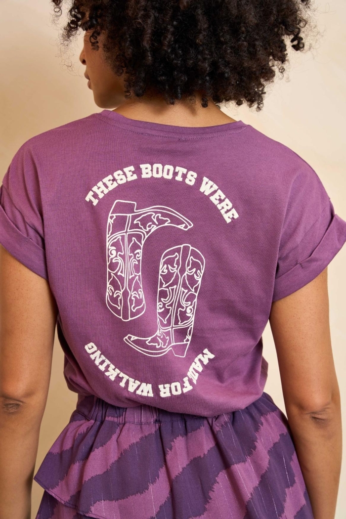 Lofty Manner T-shirt Zeva purple