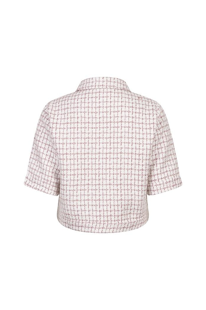 Lofty Manner Top Ines ecru/mauve pink