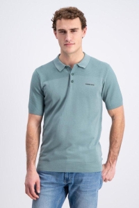 Gabbiano Polo ss knitted krux lagoon green