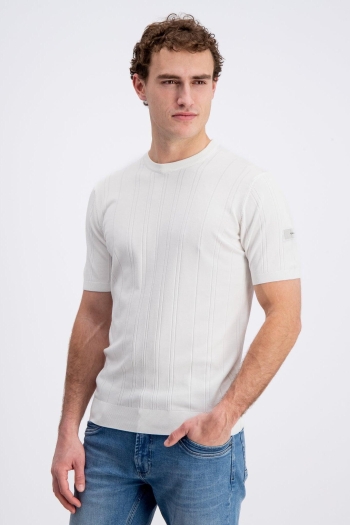 Gabbiano T-shirt knitted striped nomik