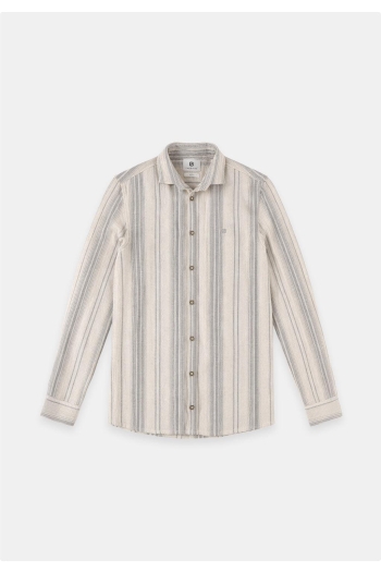 Gabbiano Shirt ls vertical striped jens