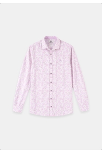 Gabbiano Shirt ls all over pint matej lavender sky