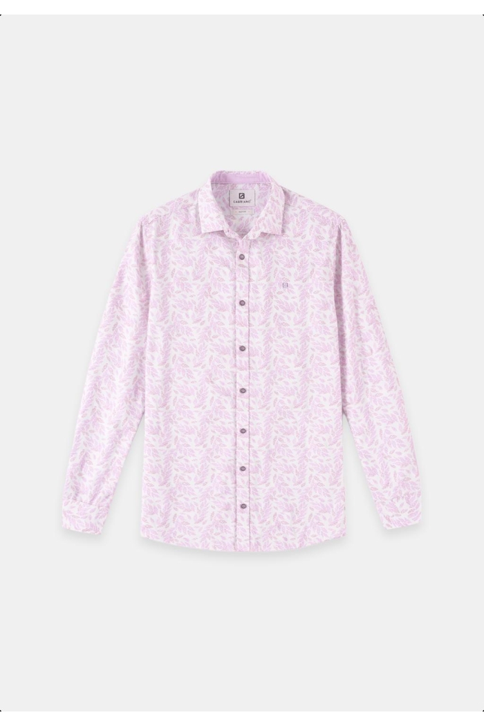 Gabbiano Shirt ls all over pint matej lavender sky