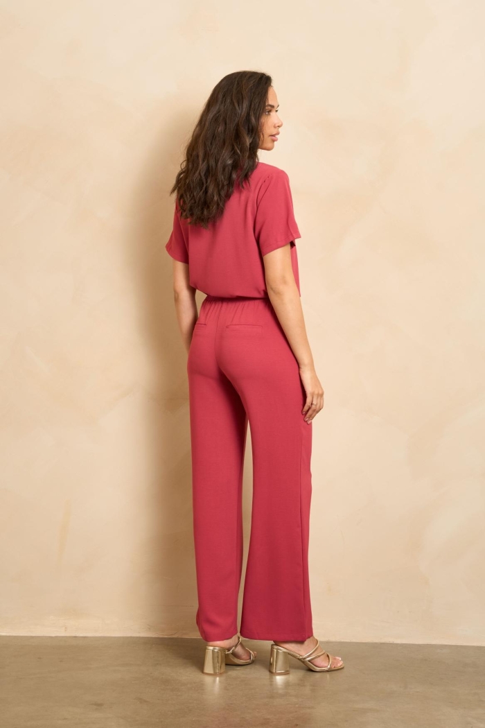Lofty Manner Trouser Solana brique red