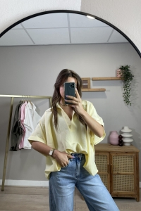 LIZ&JAZZ THE LABEL Blouse L&J geel