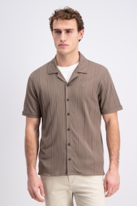 Gabbiano Shirt S/S bruin
