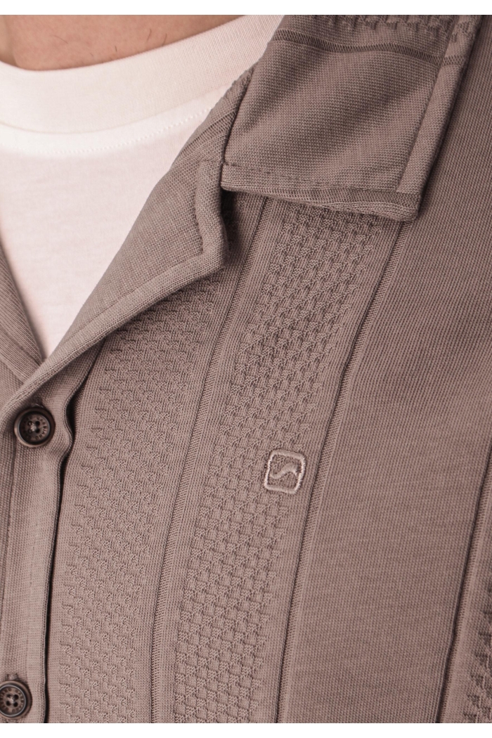 Gabbiano Shirt S/S bruin