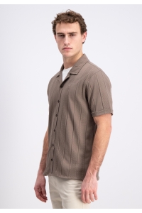 Gabbiano Shirt S/S bruin