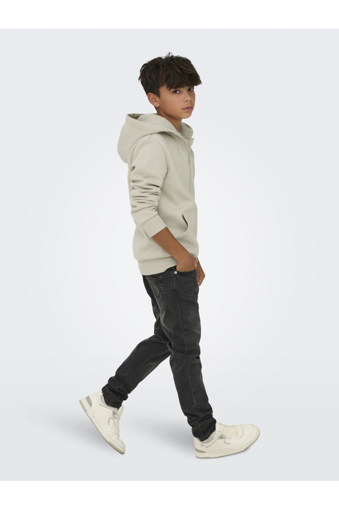 Only and Sons OSJCERES ZIP THR. HOODIE SWT NOOS silver lining