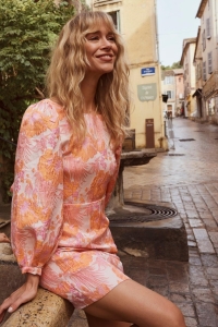 Lofty Manner Dress Elyf multi pink