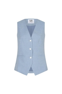 Lofty Manner Gilet Shirin blue