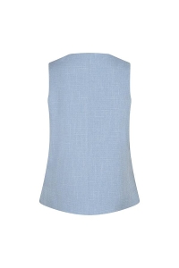 Lofty Manner Gilet Shirin blue