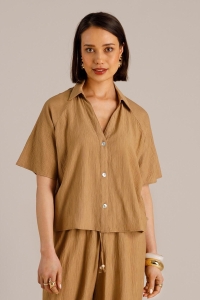Yest Marthe Blouse Essential summer taupe