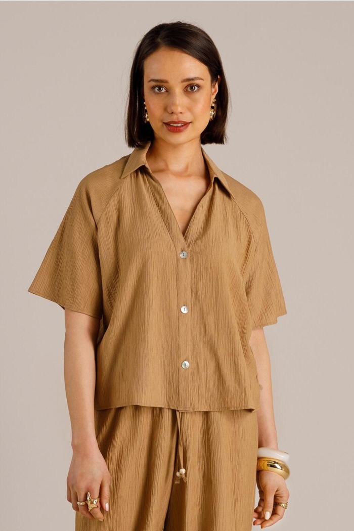Yest Marthe Blouse Essential summer taupe