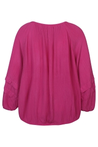 Ze-Ze Blouse Feline rose violet