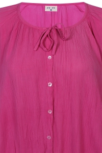Ze-Ze Blouse Feline rose violet