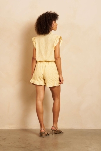 Lofty Manner Short Jazzy pyramid gold print