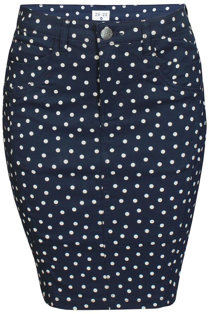Ze-Ze Lance Skirt navy