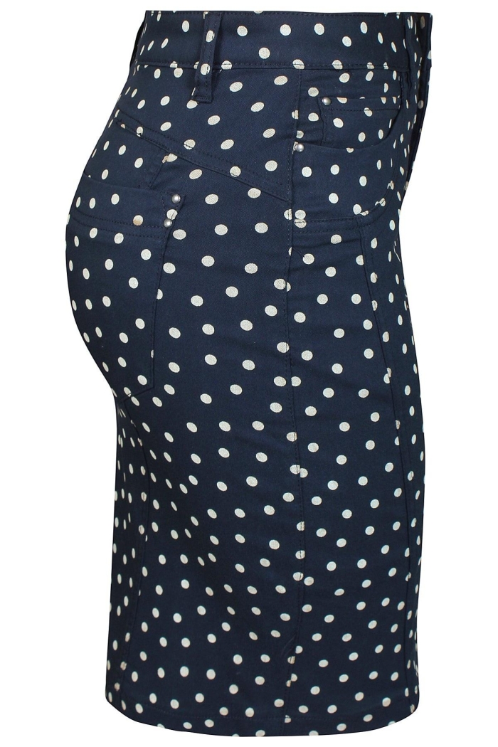 Ze-Ze Lance Skirt navy