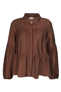 Blouse Greta chokolade