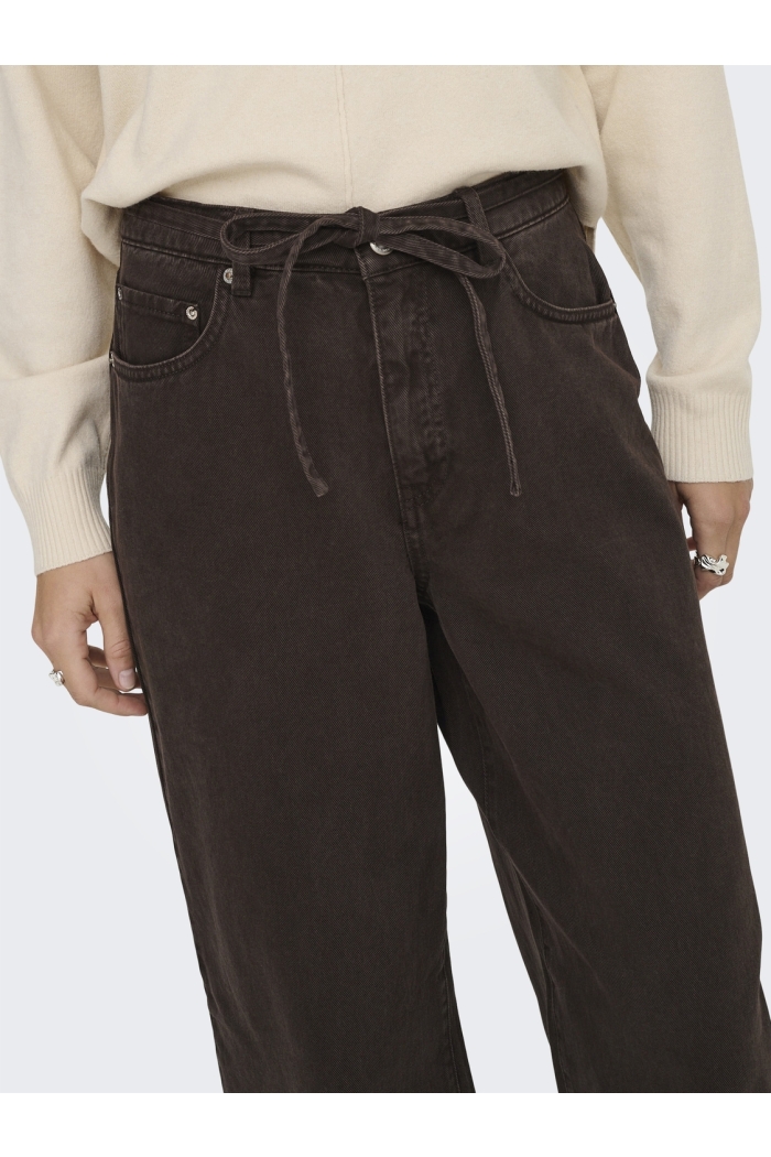 ONLY ONLGIANNA MW STRAIGHT DNM BROWN DNM: dark brown